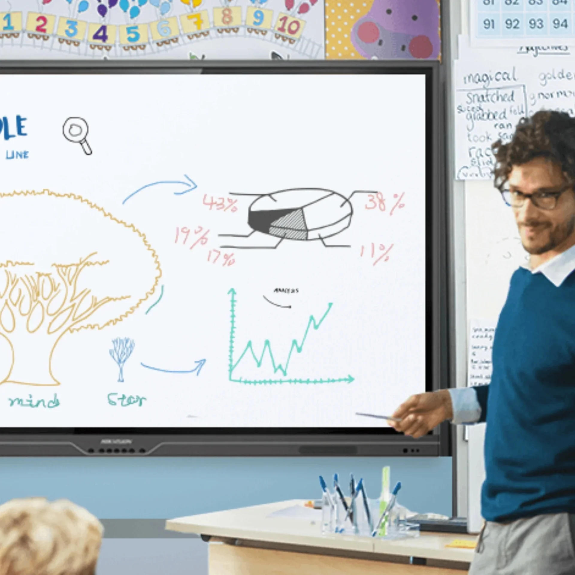 Lousa Interativa 65" Touchscreen